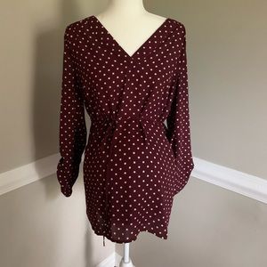 Maternity Burgundy Blouse Maternity Motherhood